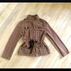 🌿 LOFT Lightweight Utility Jacket XXSP (Petite)